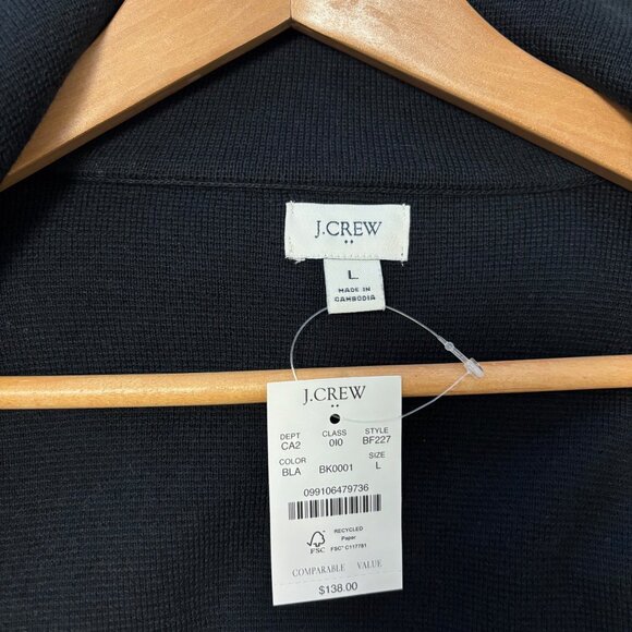 J.Crew School Boy Sweater Blazer - Black - Picture 4 of 6